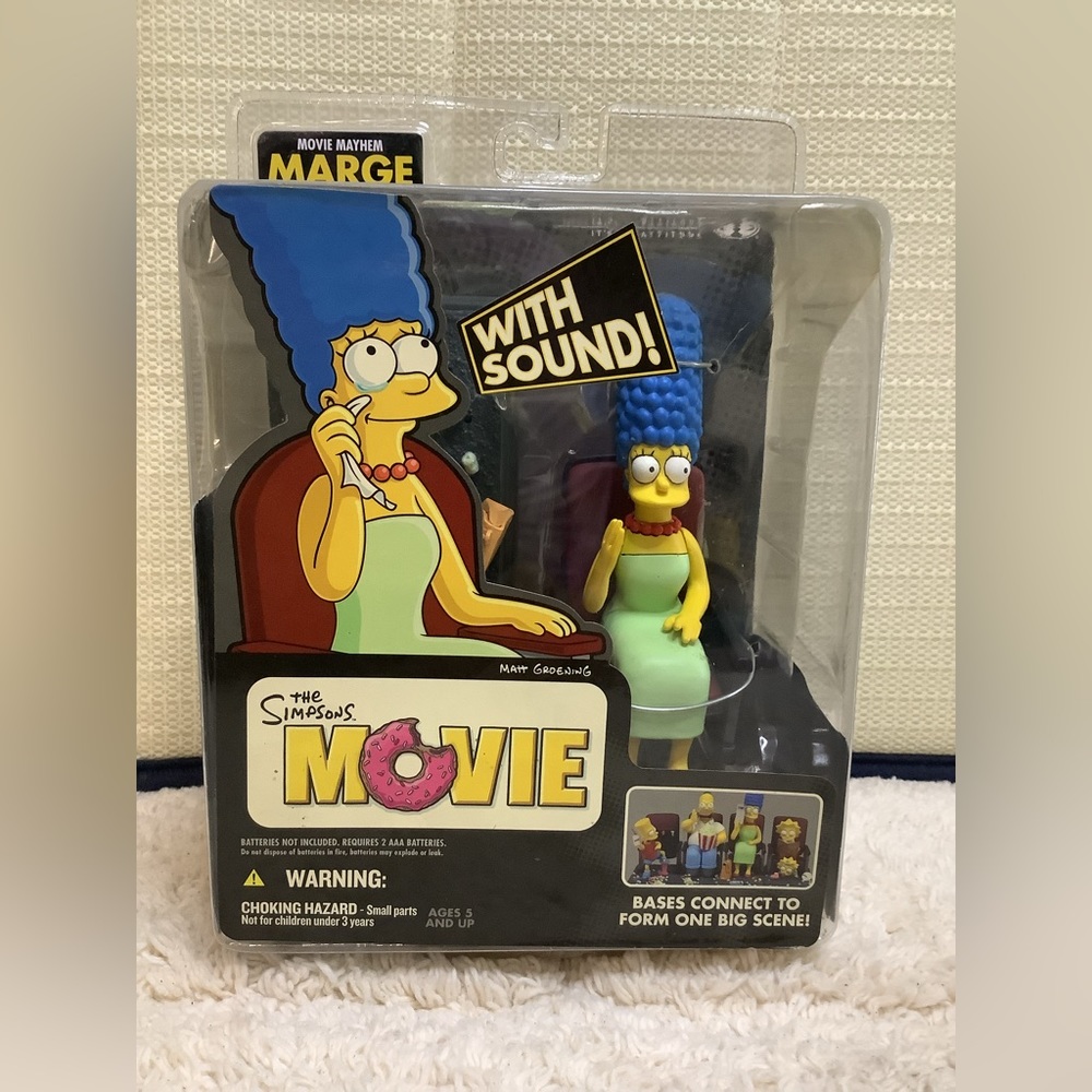 VINTAGE McFarlane Toys The Simpsons Movie Mayhem Marge
